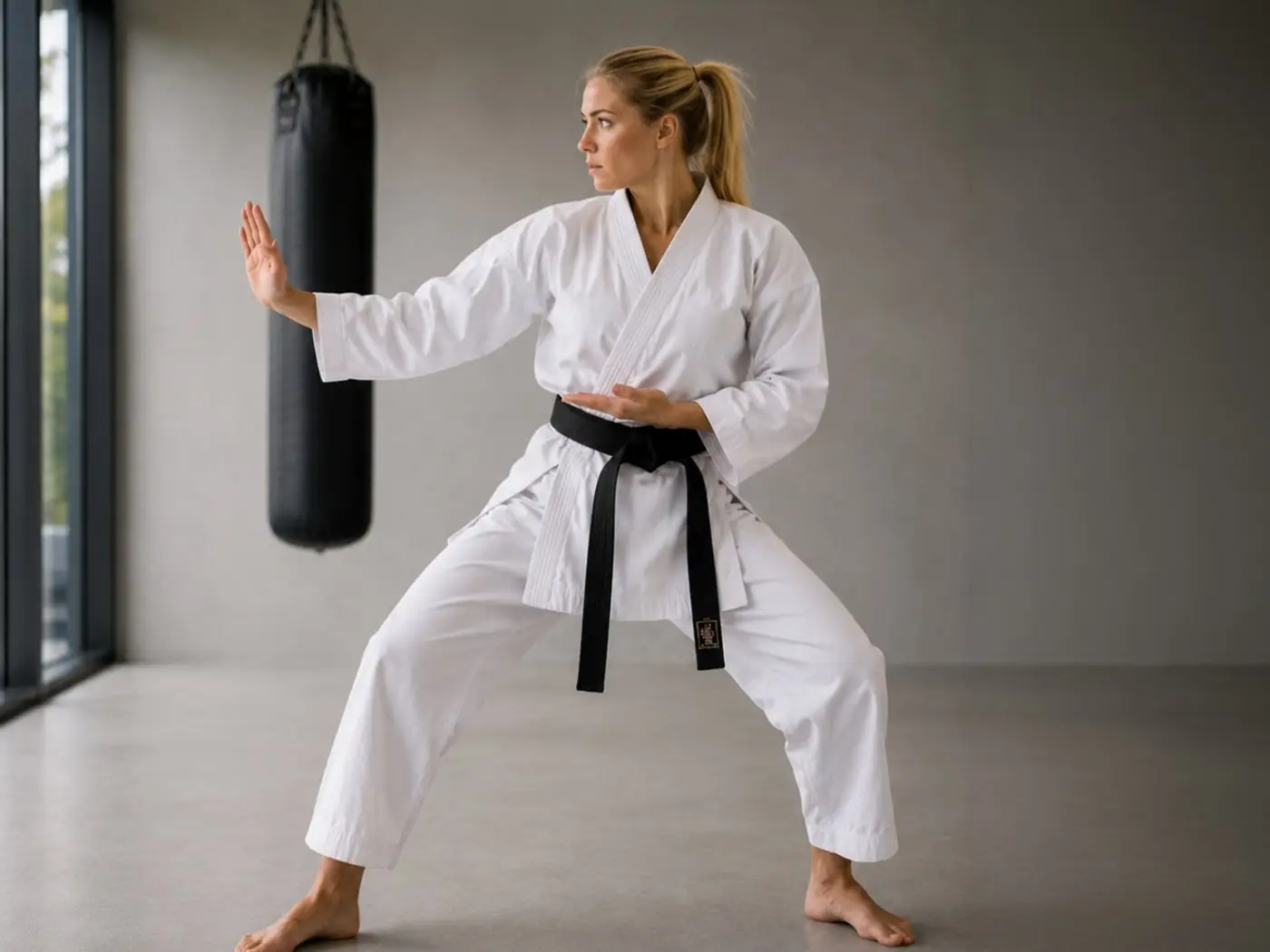 Karate für Erwachsene: Trainingsszene