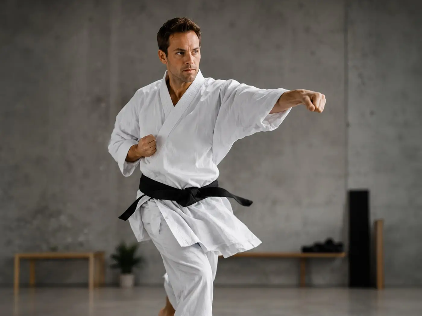Karate für Erwachsene: Übung in der Gruppe