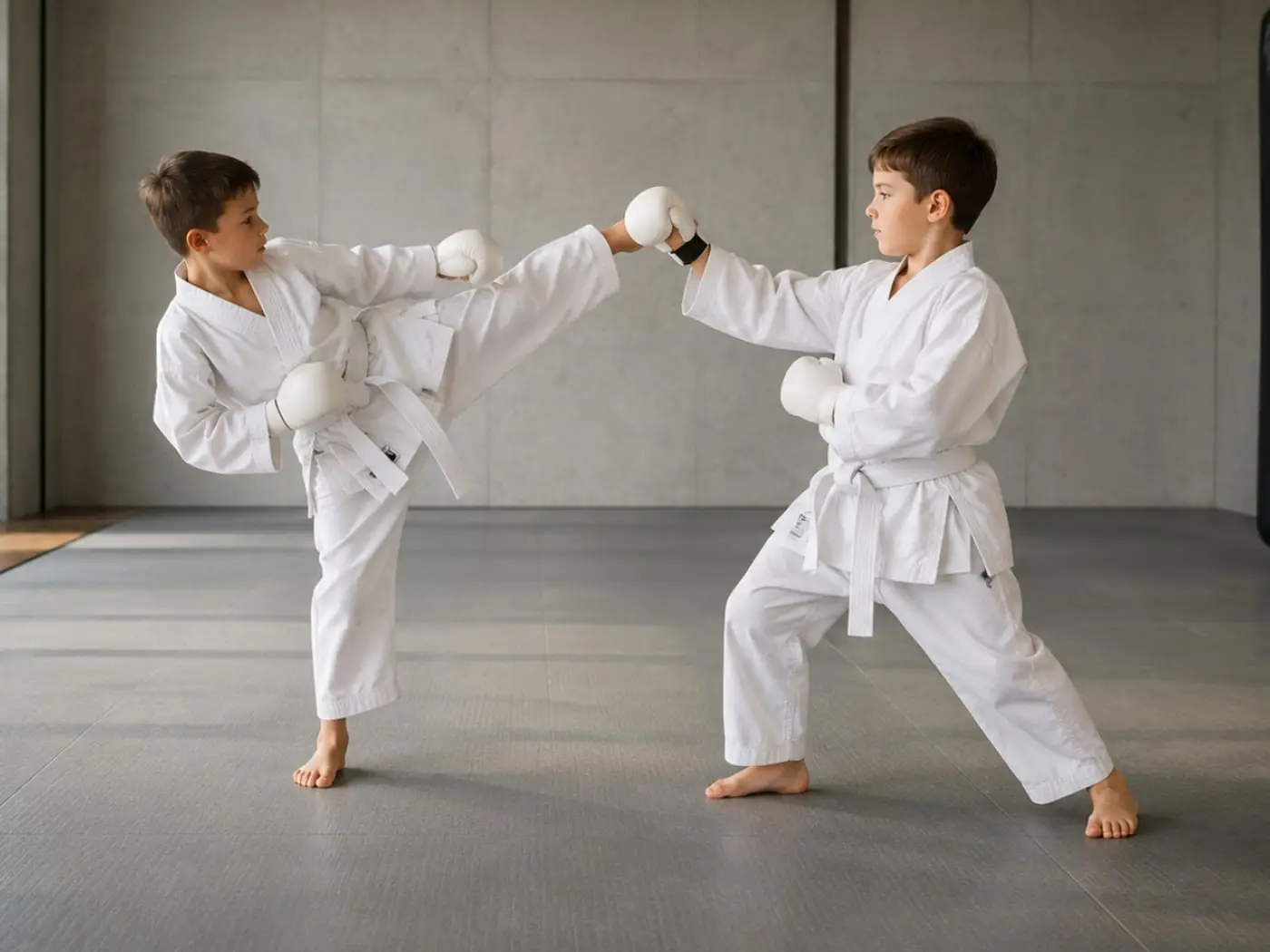 Karate für Kinder: Trainingsszene