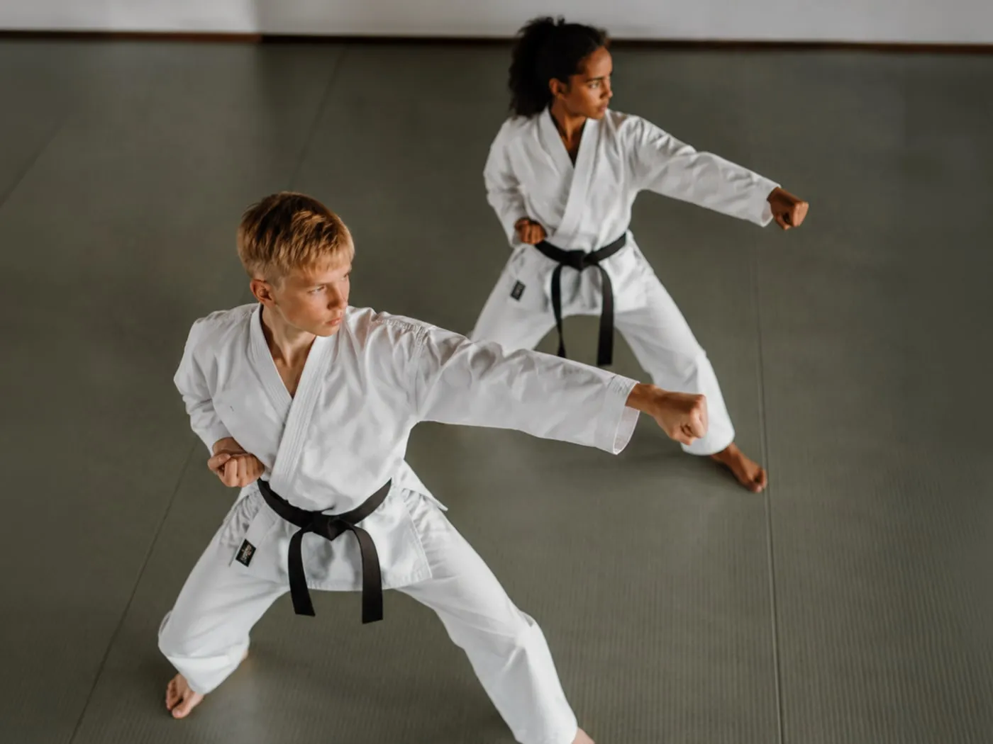 Karate für Teenager: Partnerübung im Training