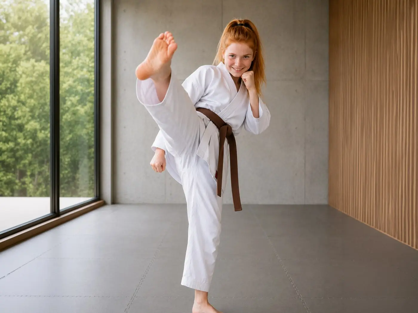 Karate für Teenager: Technik im Training