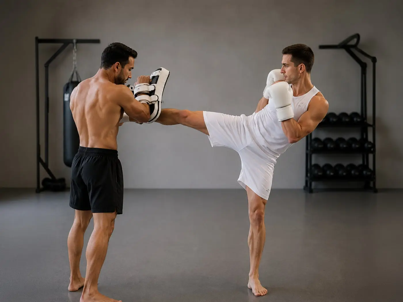 Kickboxen für Erwachsene: Technik im Training