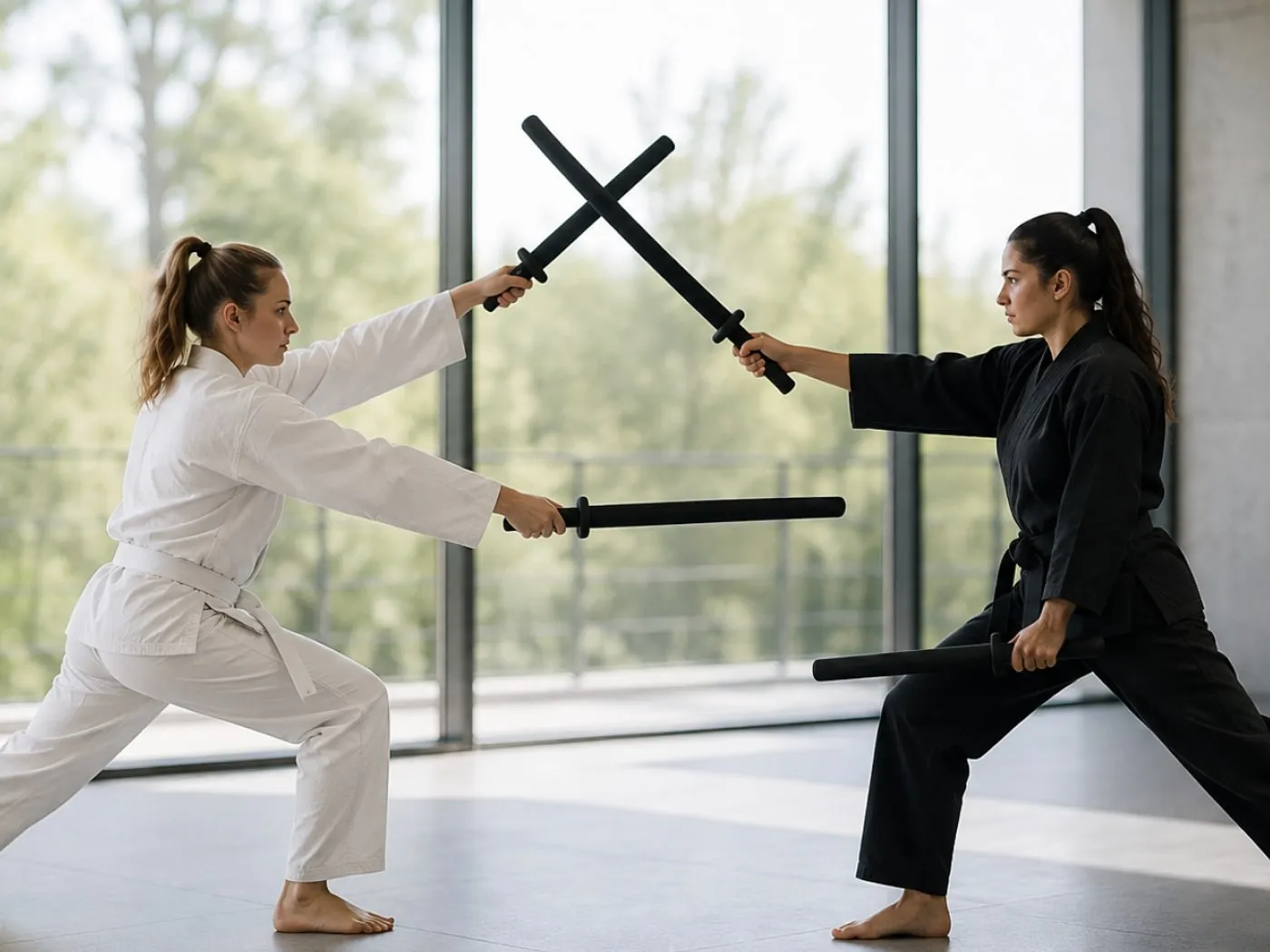 Sport-Chanbara: Trainingsszene