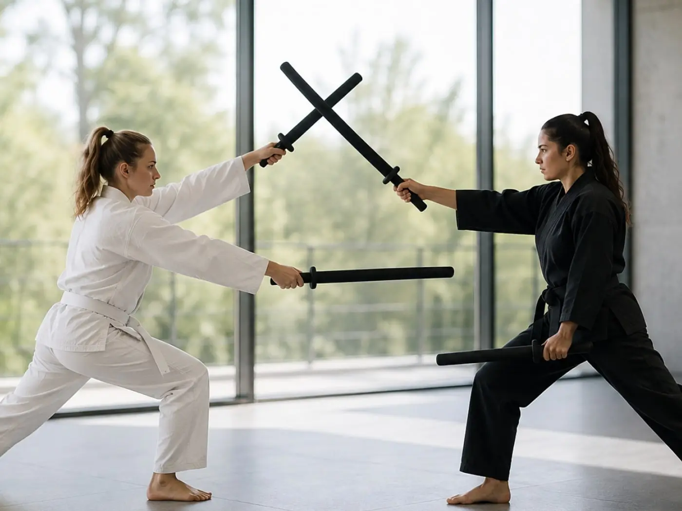 Sport-Chanbara: Trainingsszene